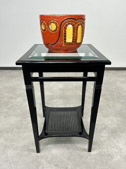 Čierny príručný stolík/stojan na kvety - 3