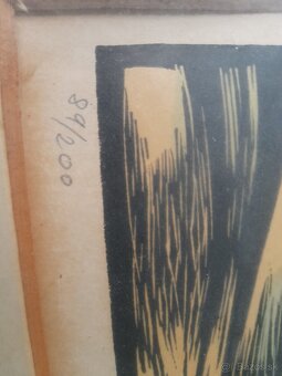 OBRAZY akad.mmaliarov. Lukeš olej a Horyna linoryt - 3