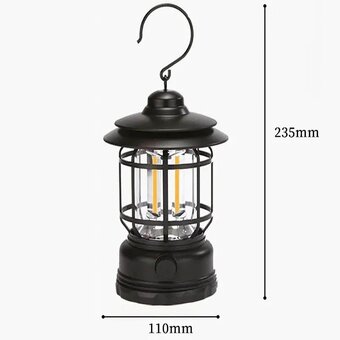 Kempingová lampa USB - 3