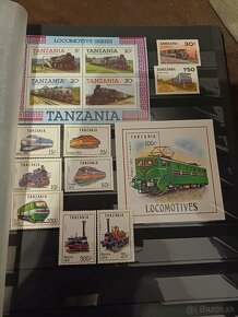 predám známky - vlaky - Tanzania - 3