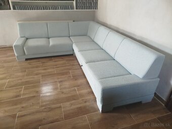 Čisto nová sedacia súprava s rozkladaním na spanie - 3