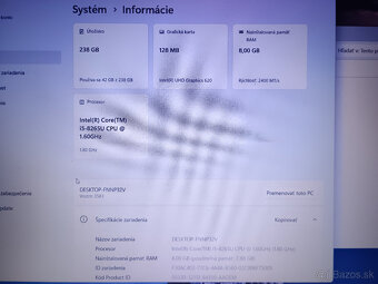 Dell Vostro 3583, I5-8265, 15,6 LCD - 3