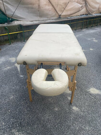 Prenosný drevený masážny stôl - 3