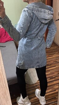 Dámska dlhá riflová bunda Re-Dress - 3