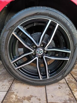 P: elektrony DEZENT TR BLACK POLISHED 5x100 r17, TOP STAV - 3