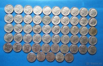 americké mince 25, 10 a 5 cents - sady a kusovky - 3