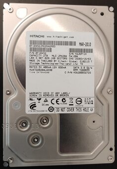 2TB Hitachi HUA722020ALA330 - 3