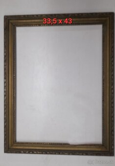 Rámy na obrazy - starožitné - 3