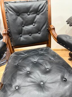 Starožitné novorenesančné kreslá (pár) - 3