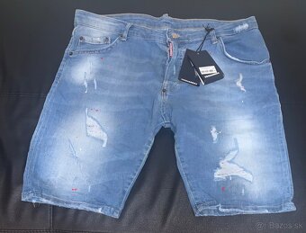 Predám riflove kraťasy Dsquared - 3