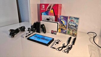 Nintendo SWITCH OLED + 2 hry - 3