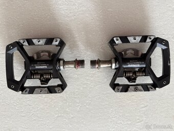 Pedále MTB: Shimano Deore XT PD-T8000 + Shimano PD-M505 - 3