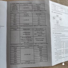 Predám plnoautomatický digitálny multimeter ANENG 118A - 3