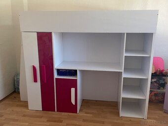 Poschodová posteľ zo stolíkom - 3