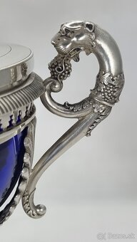 Starožitná strieborná cukornička - 376 gramov - 3