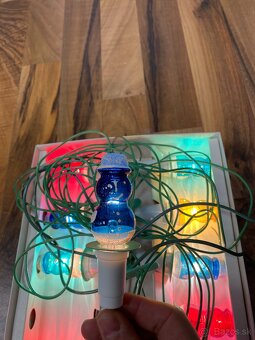 RETRO vianočné svetielka SNEHULIAK - 3