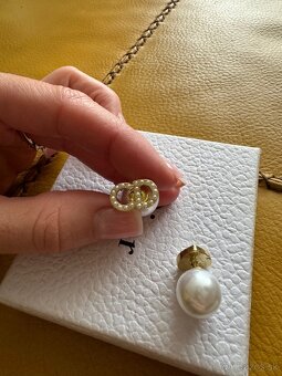 Dior perlove napichovacie nausnice, NoVE - 3