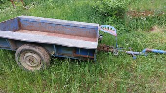Brzdený príves za malotraktor - 3