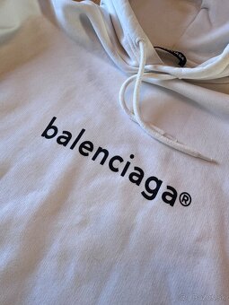 Mikina Balenciaga - biela (Originál) - 3