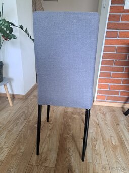 Jedálenské stoličky 6 ks, sivé 12 €/ks - 3