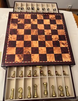 Luxusné Talianske Šachy, Šachovnica, Šachová súprava - 3