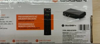 Set-top box GoGEN DVB 142 T2 PVR čierny - 3