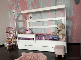 Domčeková posteľ 180x80 + Zdarma: stolik + stoličky - 3