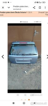 Predám piate dvere škoda Octavia 1 - 3
