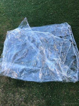 PVC 3x3 m priehľadná, číra fólia , plachta - terasa - 3