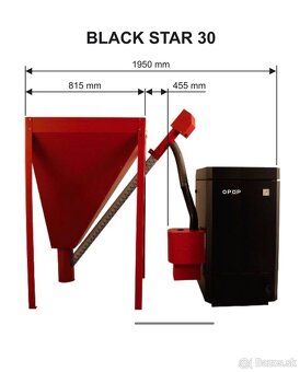 Predám kotol na plelety - Opop Black Star - 3