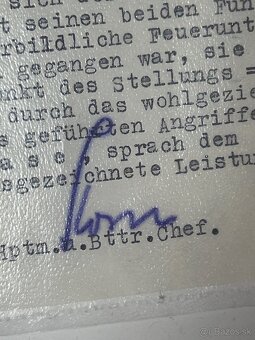 Originálny nemecký vojenský dokument - 3