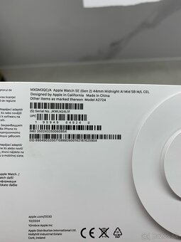 apple watch se (Gen2) GPS + cellular 44mm midnight (čierne) - 3
