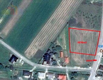 Pozemok 3376m2, na výstavbu rodinných domov - Ratnovce - 3
