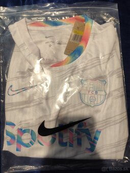 Dres Fc Barcelona Biely - 3