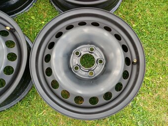 Plechové disky originál VW Polo, 5x100 R15 - 3