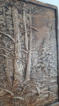 Drevený obraz  53×33cm.hr.3cm - 3