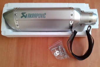 Nový ladený športový univerzálny moto výfuk + db killer - 3
