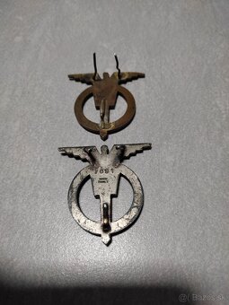 2 letecké odznaky pilot CSLA - 3