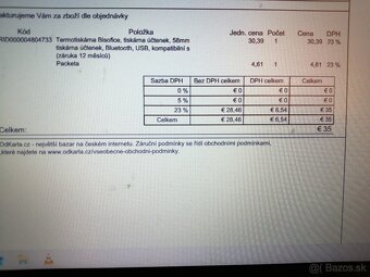 Predám tlačiaren účteniek - 3