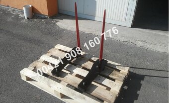 Predám nové držiaky hrotov na balíky, hroty na seno... - 3