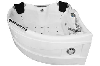 M-SPA - 0311 Kúpeľňová vaňa SPA s hydromasážou 150 x 150 x 7 - 3