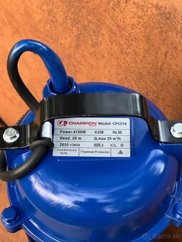 Kalove ponorne čerpadlo s robustným nožom 4150w + drvič - 3