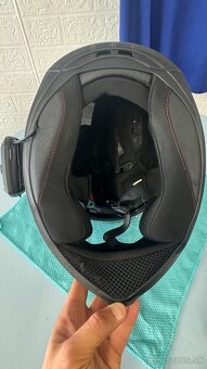 Street Racer prilba, s Cardo Spirit HD intercom velkost M - 3
