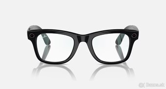 Ray-Ban Meta Wayfarer, Číre / Lesklá čierna, Štandardné - 3