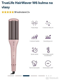 Kulma na vlasy - Truelife HairWaver W6 úplne nová - 3