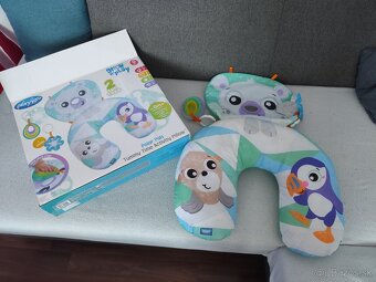 Hracia deka, vankúšik pod bruško,projektor,kresielko - 3