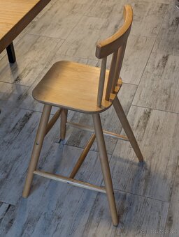 Detská vyvýšená stolička z masívu - 3