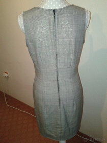kárované elastické  šaty so šnurovaním  Orsay veľ. 38 - 3