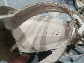 Sandálky Marie Claire, koža, raz použité, v40 - 3