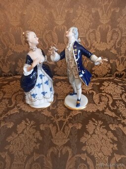 Porcelánový galantný pár Wallendorf - 3